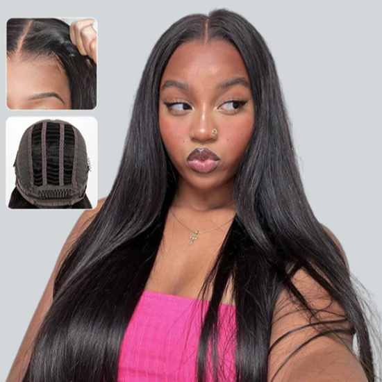 HIHAIR® GLUELESS 7*5 STRAIGHT WIG - 100% HUMAN VIRGIN HAIR