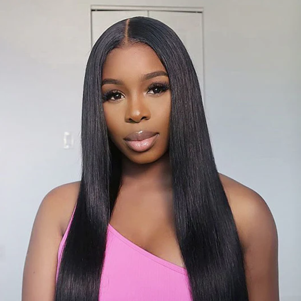 HIHAIR® GLUELESS 7*5 STRAIGHT WIG - 100% HUMAN VIRGIN HAIR