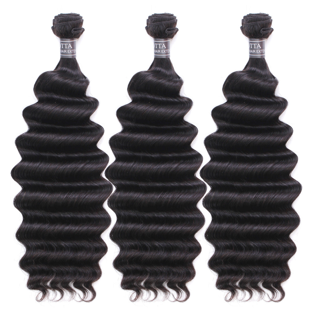 HIHAIR® DEEP WAVE HAIR BUNDLE - 100% HUMAN VIRGIN HAIR